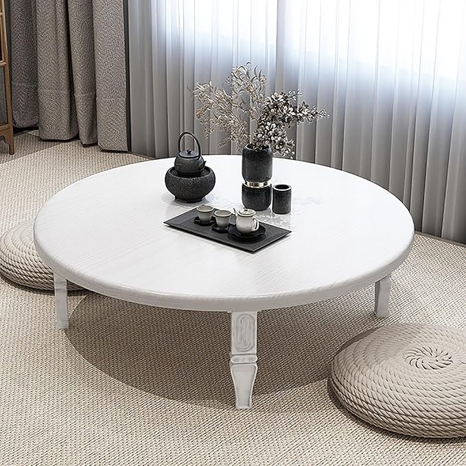 JHDXL Folding Japanese Floor Table，Folding Floor Coffee Table, Vintage Portable by Unknown