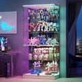 HNEBC 5 Tier Glass Display Cabinet, 66.9" Curio Cabinet by HNEBC