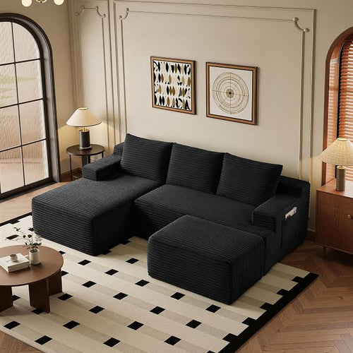 96" Sectional Couches for Living Room Cloud Couch Sofa by AWarmHomeForYou