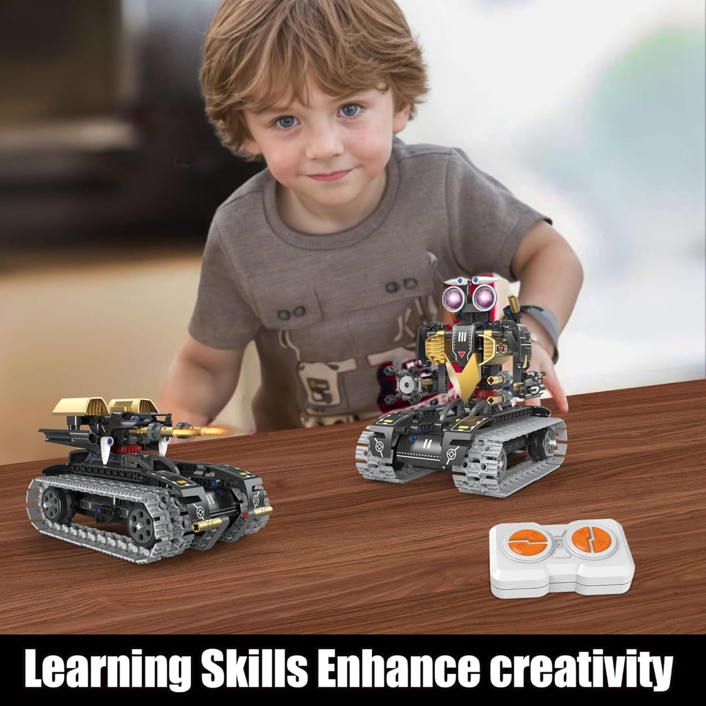 5 In1 Robot Toy for Kids Building Kit,323 Pcs Blocks App & Remote Control Robotics Kit,Steam Rc Robot Building Toys for Kids Age 6 7 8 9 10 11 12+,DIY Educational Gift for Boys & Girls