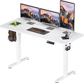 BIZUM Electric Standing Desk 60 x 24 Inch Computer Desk-Gaming Desk White Home by Unknown