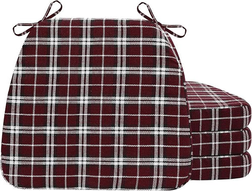 AAAAAcessories D-Shaped Chair Cushions, Machine-Washable Cover by AAAAAcessories