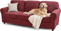 SUBRTEX 7 Pieces Stretch Sofa Slipcover Sets Couch Cover Sets Backrest Cushion by Subrtex