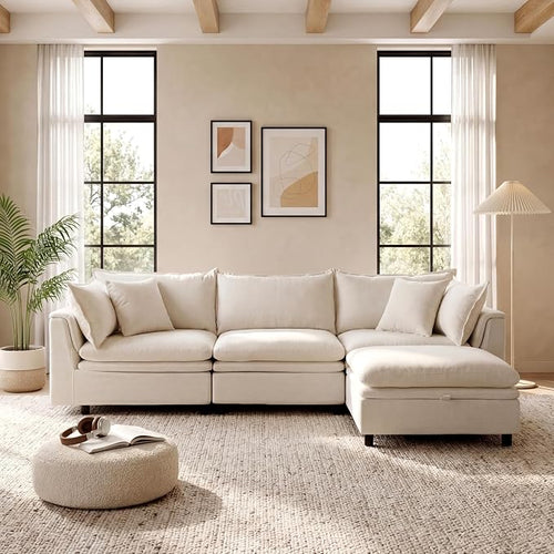 113.4'' Modular Sectional Sofa by zzlay