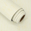 Grasscloth Peel and Stick Wallpaper Yellow Beige Textured Contact Paper 15.7in by lenify