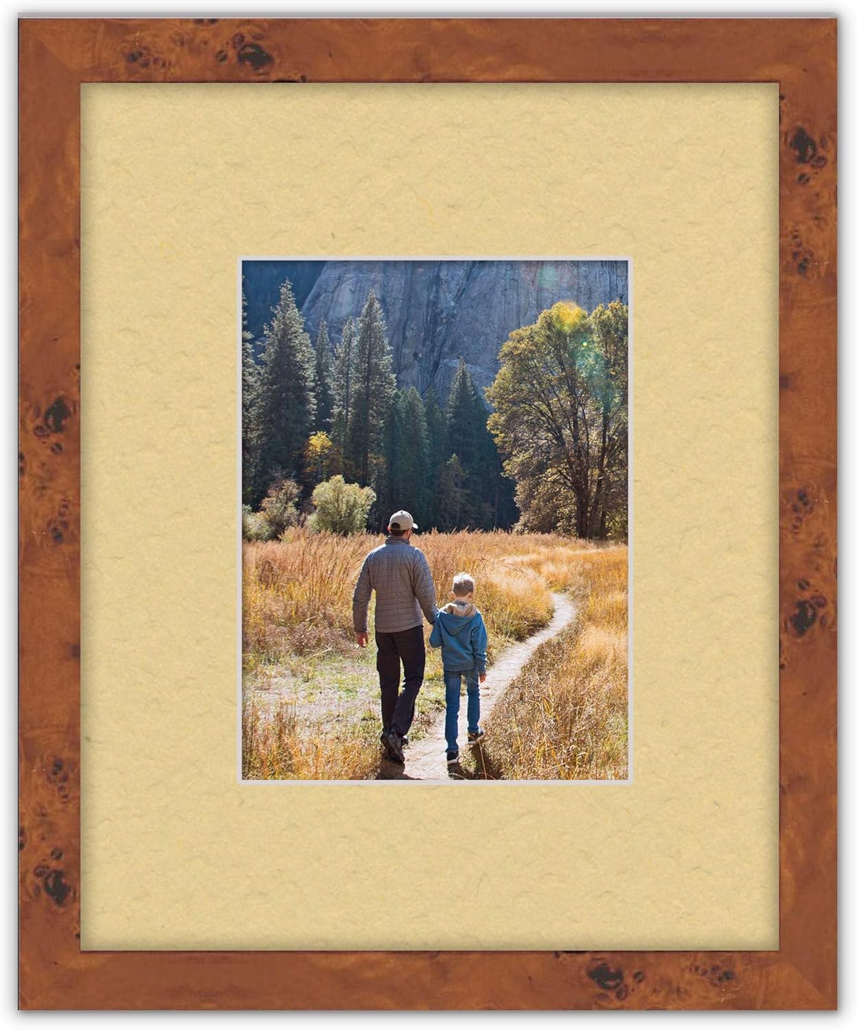 Pack of 25 Acid Free 8x10 Mats Bevel Cut for 5x8 Photos - Marzipan Beige Precut Matboards For Pictures, Photos, Framing - 4-ply Thickness