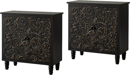 2 Door Farmhouse Storage Cabinet X 2P by LONYKE