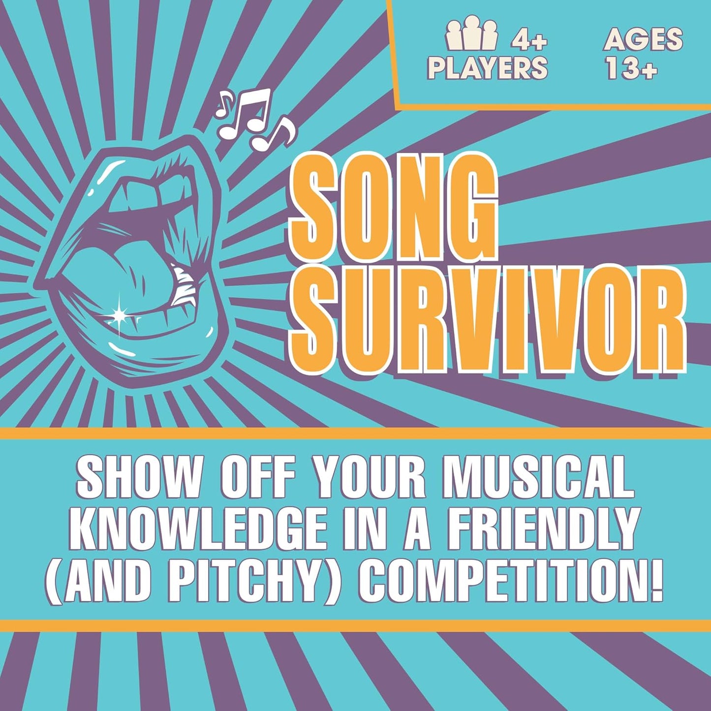 Doin' The Most - Song Survivor: The Ultimate Party Card Game for Music Lovers. Portable Games to Sing, Mimic & Win Your Fun Game Night. Ages 13+