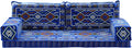 mysticalanatolia Arabic Majlis Sofa – 75x27x4 inch Floor Seating Convertible by MysticalAnatolia