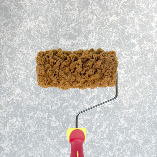Hanroy Sponge Paint Roller Small 5" for Texture Painting Decorators Brush Tool, Fast and Easy Pattern Art Sponge Roller for Home Wall(RM458K)