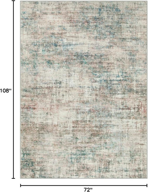 6x9 Area Rugs Washable Rug: Large Modern Abstract Living Room Rug Soft - Image 2
