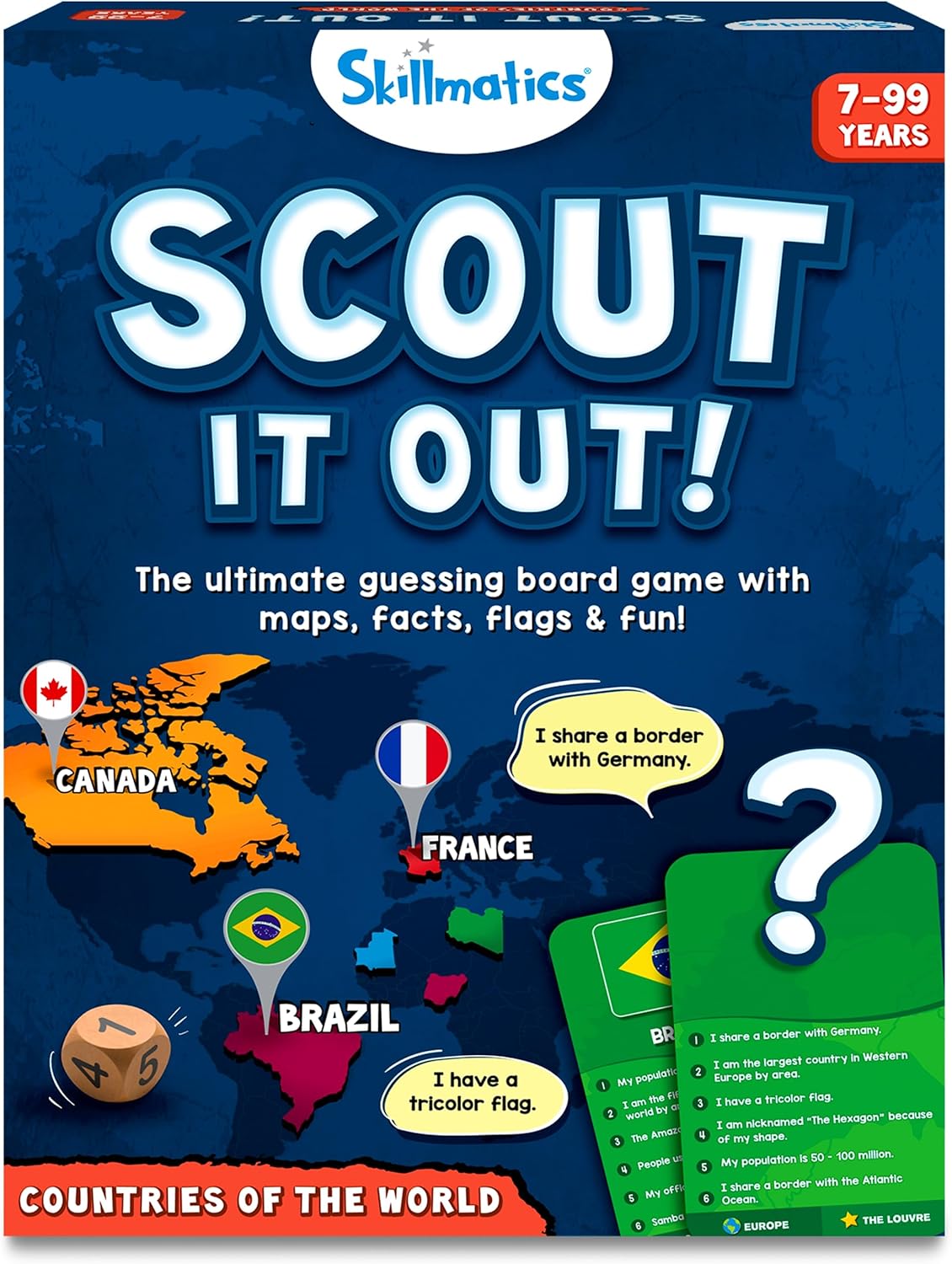 Skillmatics Board Game - Scout It Out, Guessing & Trivia Game for Families, Educational Toys, Card Games for Kids, Teens and Adults, Gifts for Boys and Girls Ages 7, 8, 9 and Up