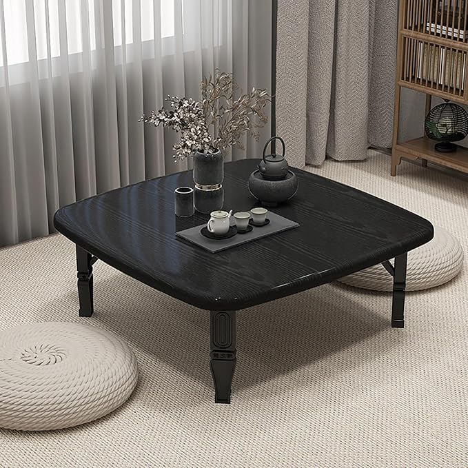 JHDXL Folding Japanese Floor Table，Folding Floor Coffee Table, Vintage Portable by Unknown