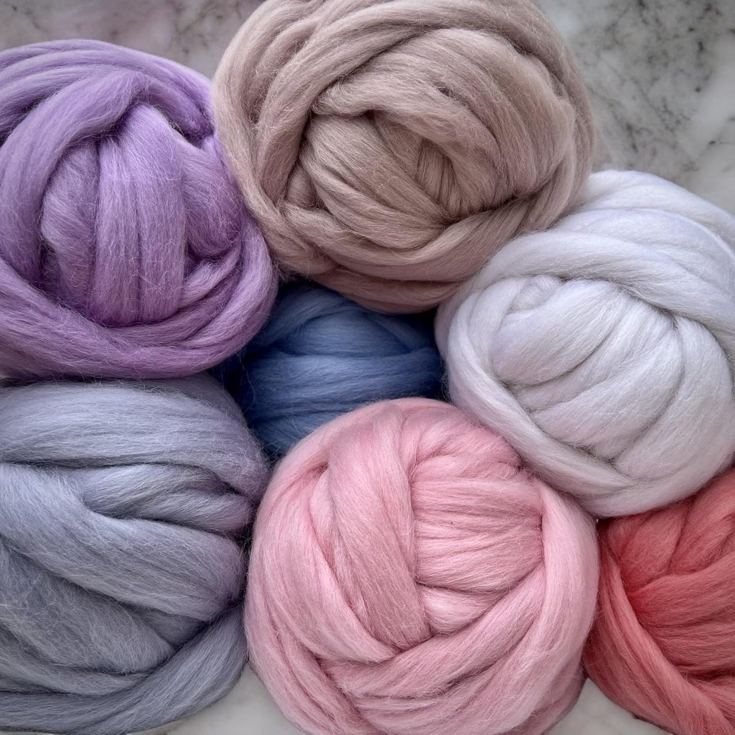 Revolution Fibers Dyed Corriedale Wool | 8.2 Ounces of Premium Combed Wool Top | 26 Micron, 100% Pure Corriedale Wool Roving, Ethically Sourced (Blue Dream)
