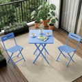 GarveeTech 3-Piece Folding Bistro Set, Heavy Duty Outdoor Patio Furniture by GarveeTech