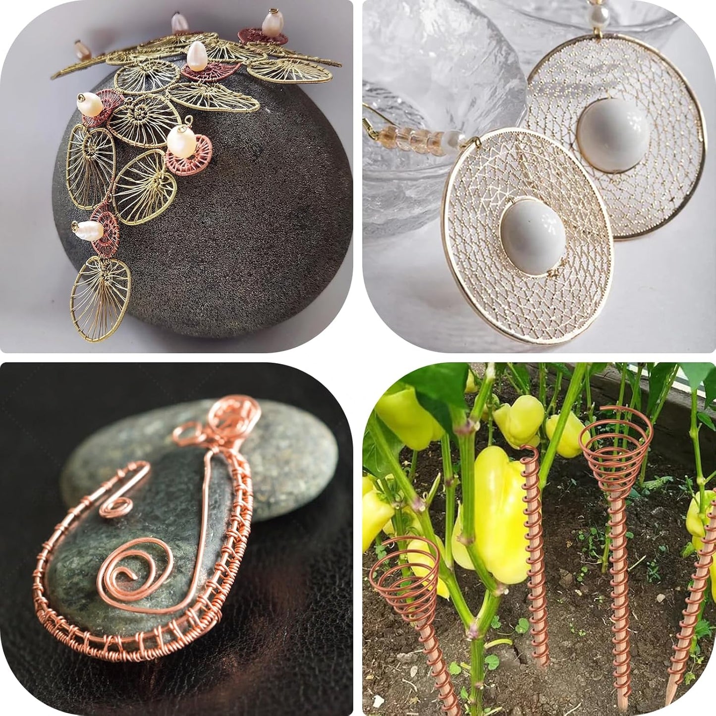 28 Gauge 754 Feet 5 oz 99.9% Dead Soft Copper Wire for Electroculture Gardening, Jewelry Making, Beading, Science Projects, DIY Artwork, Pure Bare Copper Wire