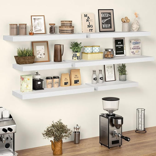 24 Inch Floating Shelves, 12 Inch Deep Floating Shelves - Image 2