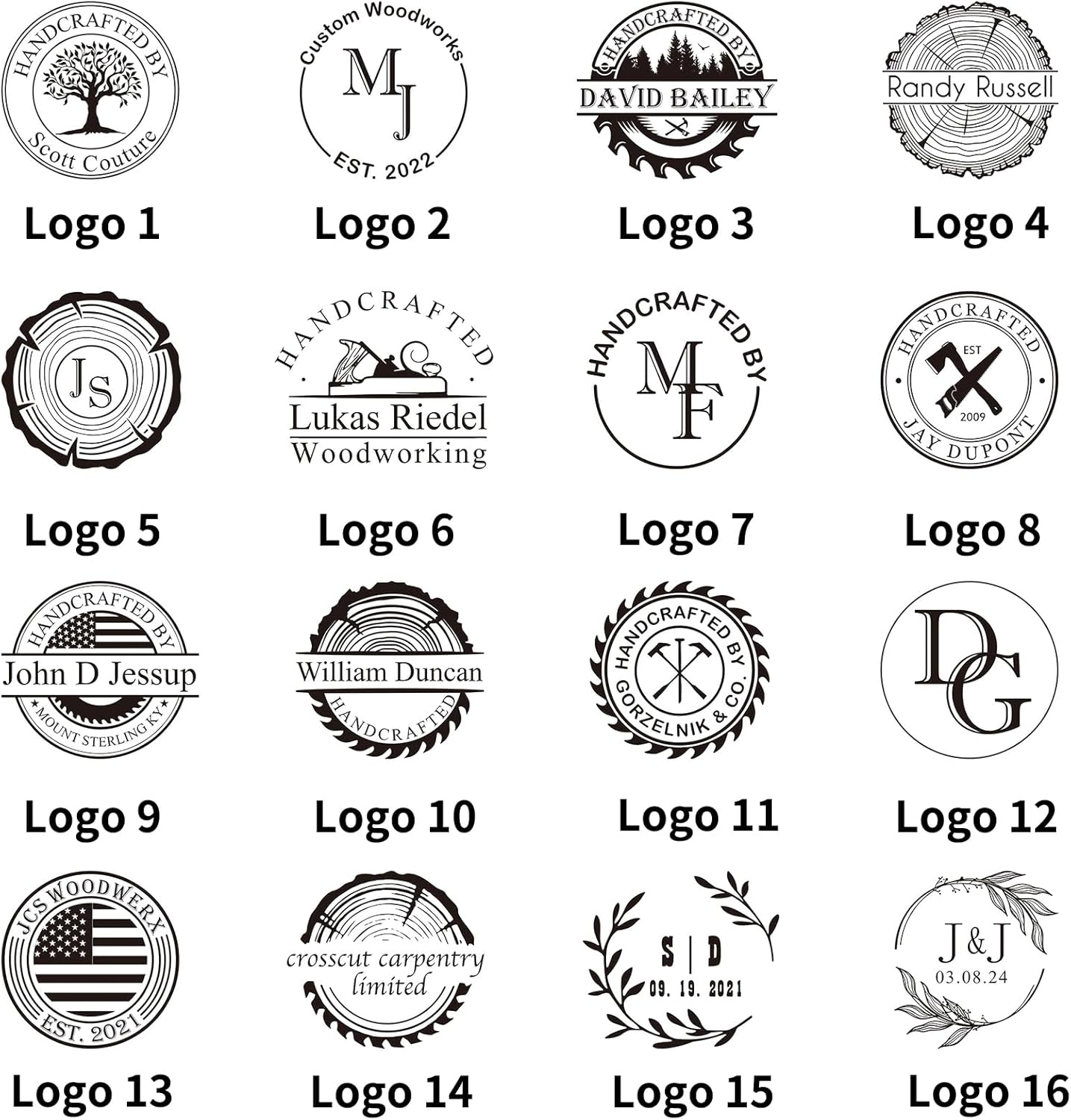 Custom Electric Branding Iron for Wood, Adjustable Temperature Wood Branding irons Personalized Wood Burning Letter Stamp for Leather Woodworking Tool, Handcraft & Wedding Gifts(1Inch)