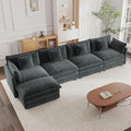 mikibama Modular Sectional Sofa, 146.5 Inch L Shaped Couch Set by Mikibama