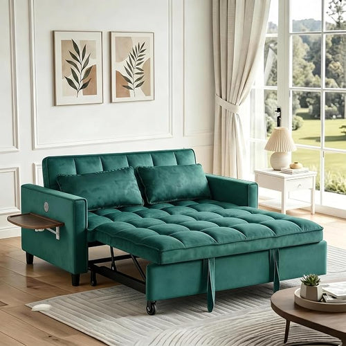 4 in 1 Convertible Sofa Bed, Pull Out Couch by Outdoorchairs
