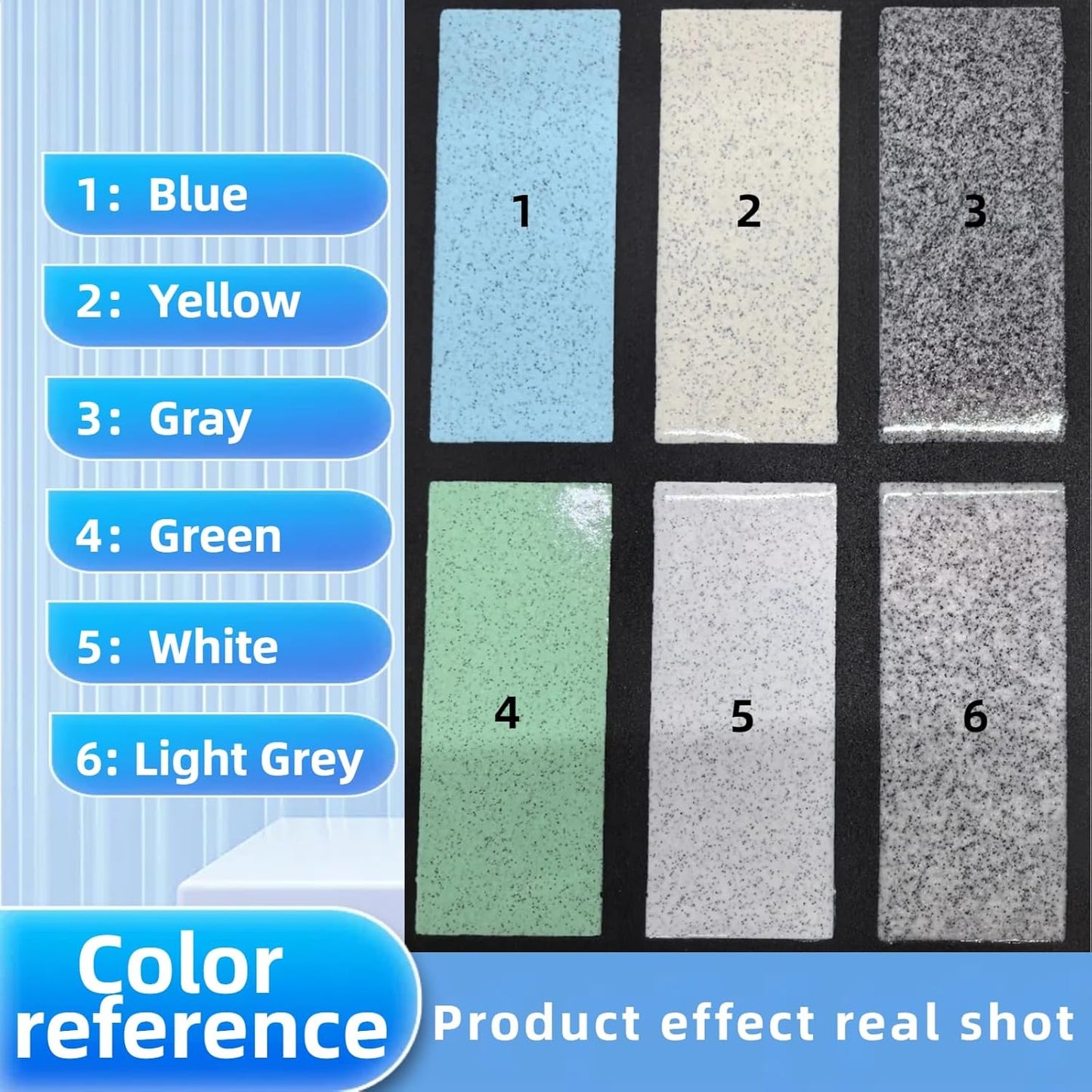 Epoxy Colored Sand Floor Paint, Epoxy Floor Paint High Gloss Marble Effect Coating for Indoor and Outdoor, Wear-resistant and non-slip Self-leveling Coating Green 35OZ(1KG)