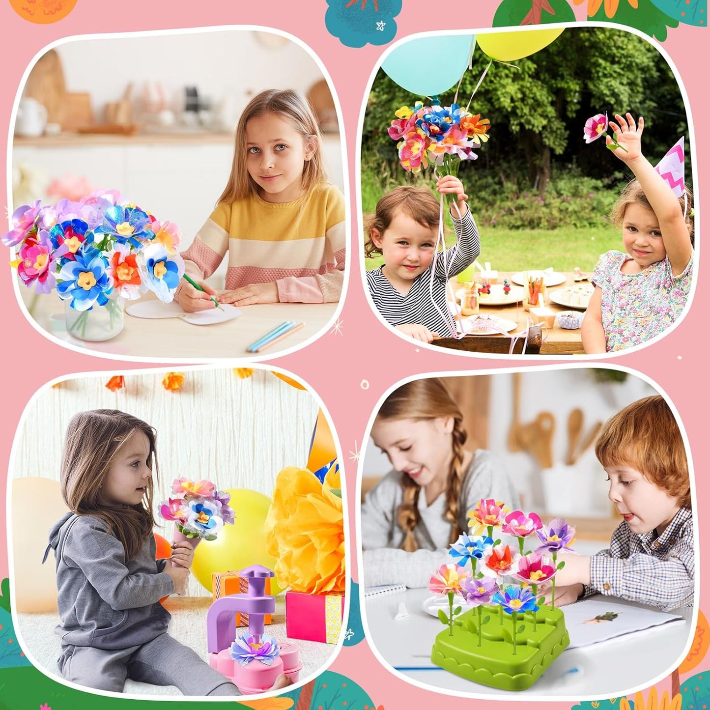 GPPNKC DIY Flower Bouquets Toys Accessories - Arts & Crafts Toy Accessories