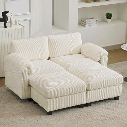 61'' Modular Loveseat Sofa by HATPPTO