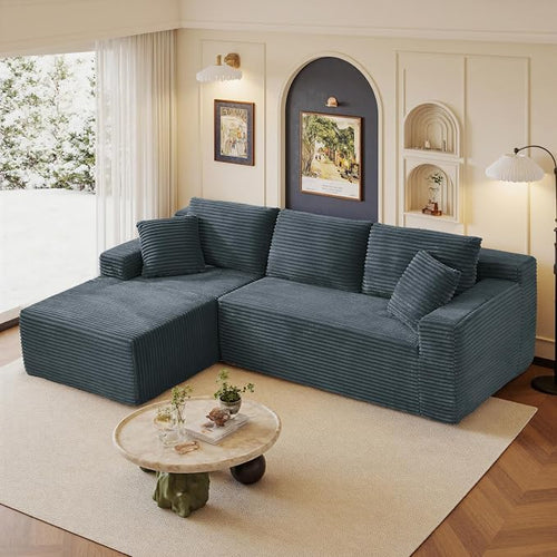 96" Sectional Couches for Living Room Cloud Couch Sofa by AWarmHomeForYou