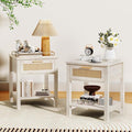 Set of 2 Nightstands, Modern End Table by MILEFA
