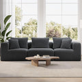 Novilla 106" Modular Sectional Sofa, Modern Cloud Sectional Couch by Novilla
