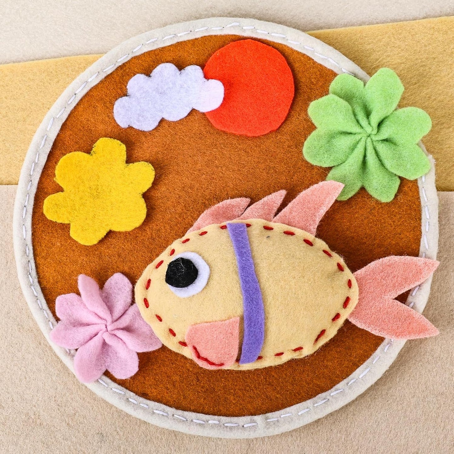 XSEINO 13 Rolls 8"x35" 1.4mm Thick Soft Felt Fabric Sheet 13 Assorted Yellow Series Colors Felt Pack for DIY Craft Sewing Squares Nonwoven Patchwork