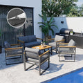 Pamapic 6 Pieces Outdoor Patio Furniture Set by Pamapic