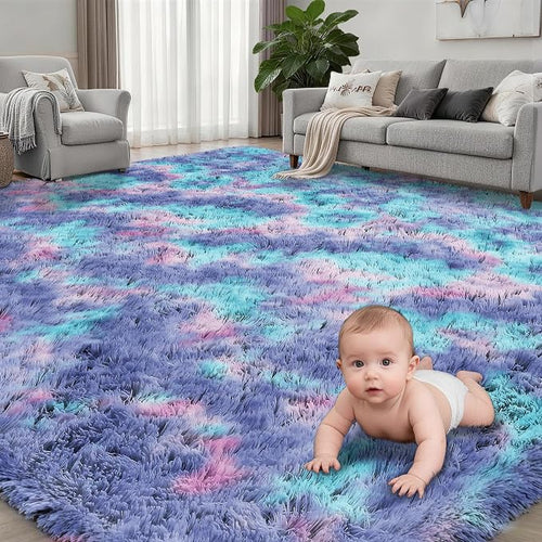6x9 Area Rugs for Living Room Bedroom: Ultra Soft Fluffy Shag Rug Upgrade - Image 2