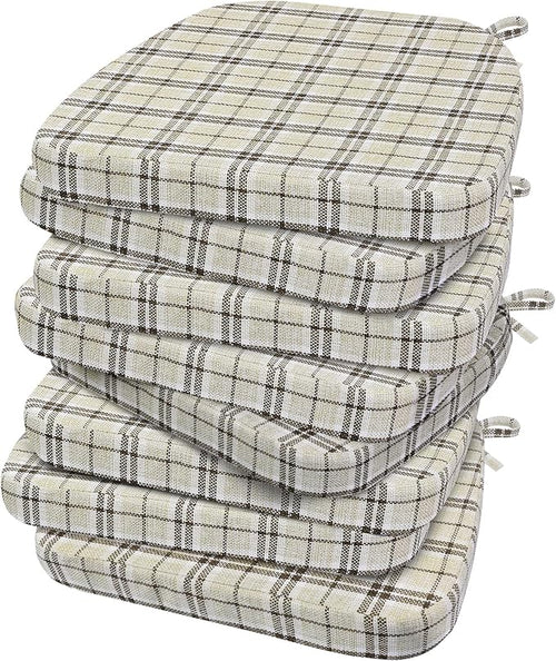 AAAAAcessories D-Shaped Chair Cushions, Machine-Washable Cover by AAAAAcessories