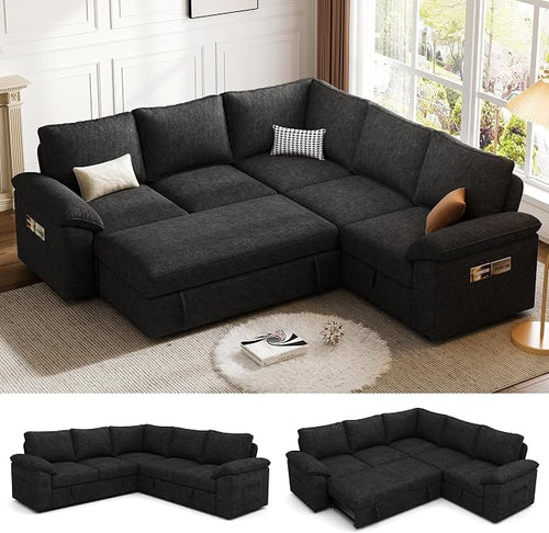 85 Inch Modular Sectional Sofa by Unknown