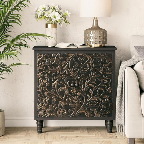 2 Door Farmhouse Storage Cabinet by LONYKE