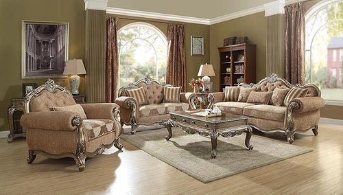 4-Piece Living Room Set Include Sofa w/ 5 Pillows, Loveseat w/ 2 Pillows - Image 2