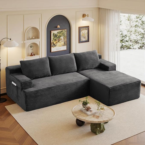 96" Sectional Couches for Living Room Cloud Couch Sofa by AWarmHomeForYou