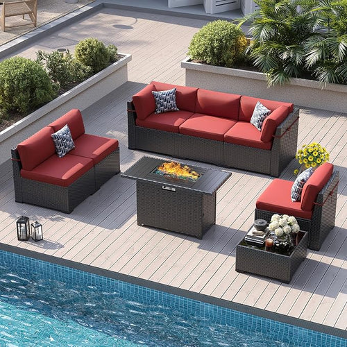 8 Piece Patio Furniture Set - Image 2