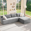 Hobestluk Modular Sectional Sofa Couches L-Shape Couch 3 Seat Modular Sofa by YourHomeDeservesMore