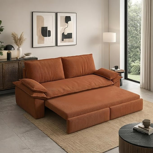 73.2" Sofa Bed Queen, 3-in-1 Pull Out Sofa Bed by Outdoorchairs