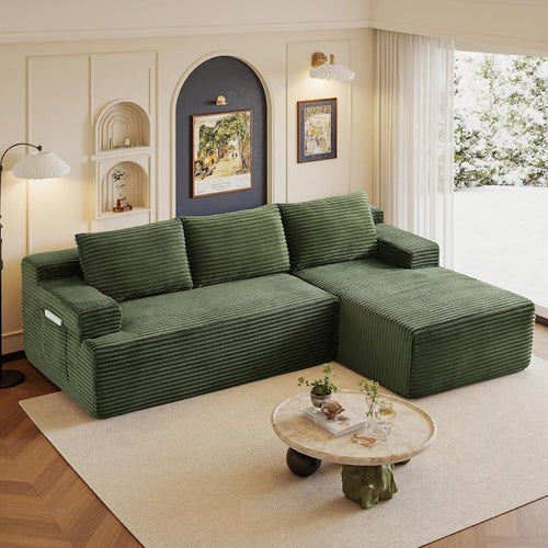 96" Sectional Couches for Living Room Cloud Couch Sofa by AWarmHomeForYou