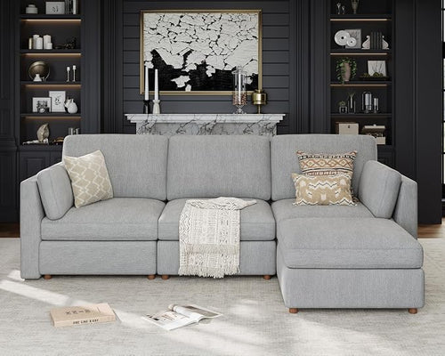 116'' Oversized Modular Sectional Sofa by Kalafini