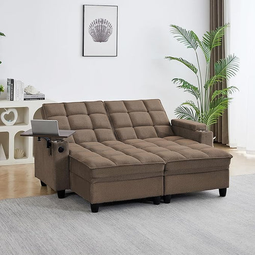 70.9" Chaise Lounge Chair Indoor, Oversized Boucle Upholstered Sofa Bed by hansones