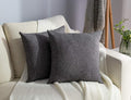 Stellhome Pack of 2 Burlap Throw Pillow Covers Farmhouse Linen Cushion Covers by Stellhome