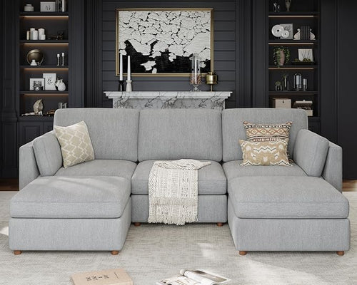 116'' Oversized Modular Sectional Sofa by Kalafini