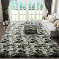 Ophanie 6x9 Black Gold and Grey Area Rugs by Ophanie