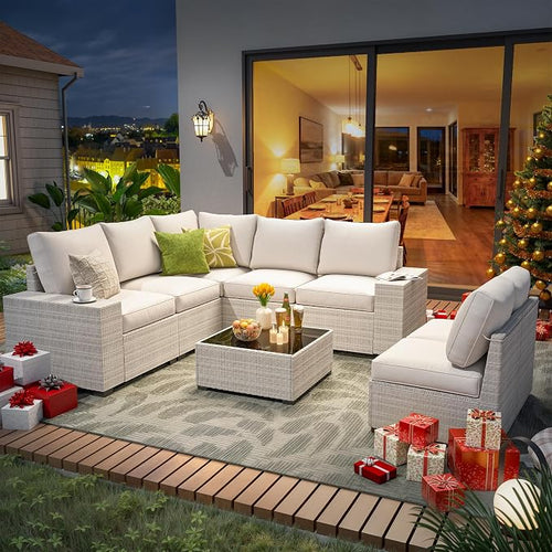 9 Piece Outdoor Patio Furniture Set - Image 2