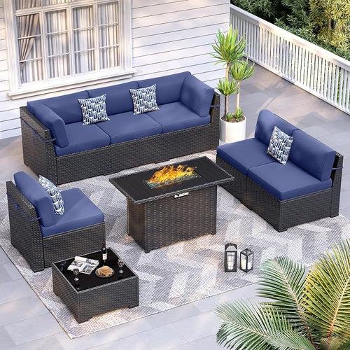 8 Piece Patio Furniture Set by VonzoyHome