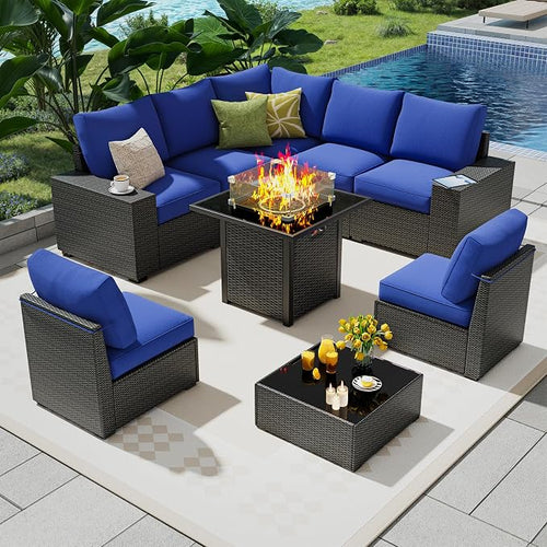 9 Piece Outdoor Patio Furniture Set - Image 2